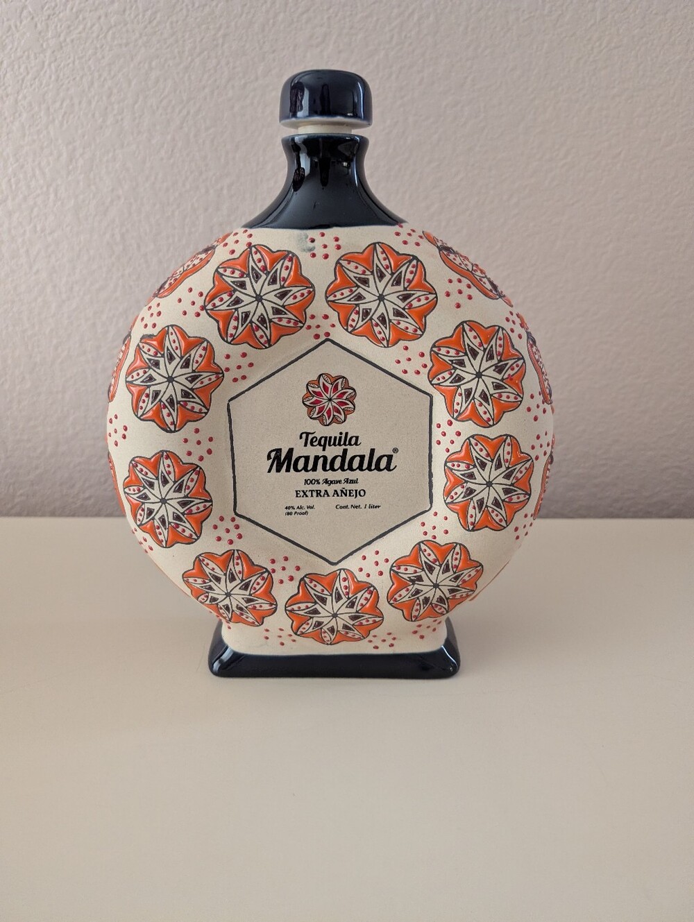 Mandala Tequila Bottle Empty